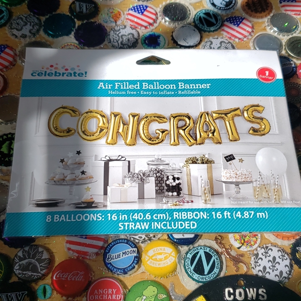 Congrats balloons